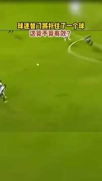 球迷替门将扑住了一个球,这算不算有效？